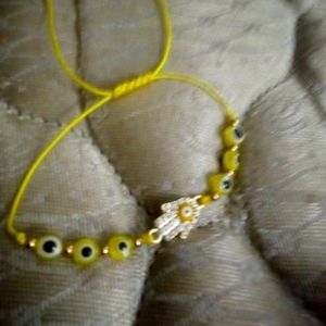 Iced Out Hamasa Hand Bracelet